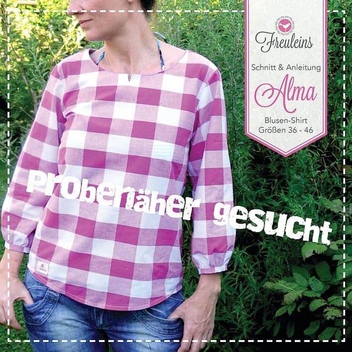 Mein erstes eigenes Probenähen Bluse Alma