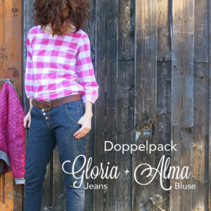 Jeans Gloria und Bluse Alma