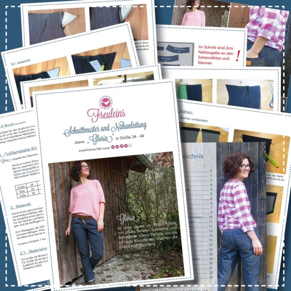 Jeans_Glory-1 Jeans Gloria in Gr. 34-44 - Schnittmuster und Nähanleitung