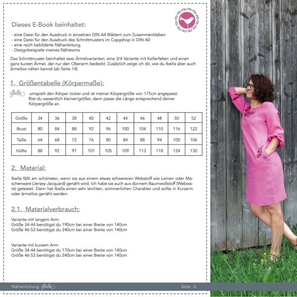 Kleid_Ibella-3 Kleid Ibella in Gr. 34-52 - Schnittmuster und Nähanleitung