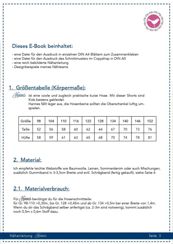 Naehanleitung_Short-Hannes3 Shorts Hannes in Gr. 98-152 - Schnittmuster und Nähanleitung