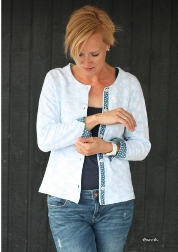 Raglan_Betty-3 Jäckchen Raglan Betty in Gr. 34-52 - Schnittmuster als Download ✂️