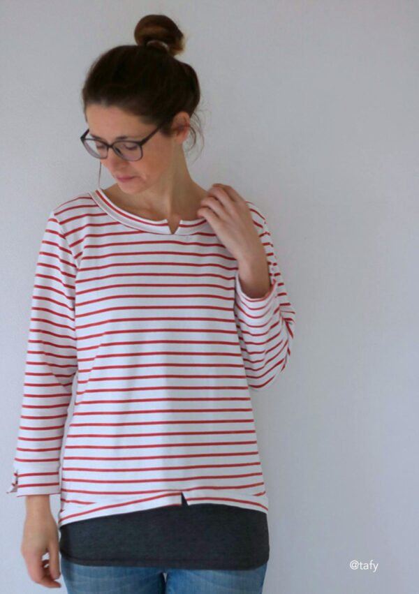 1_Franzi4 Pulli Franzi in Gr. 34-50 - Papierschnittmuster