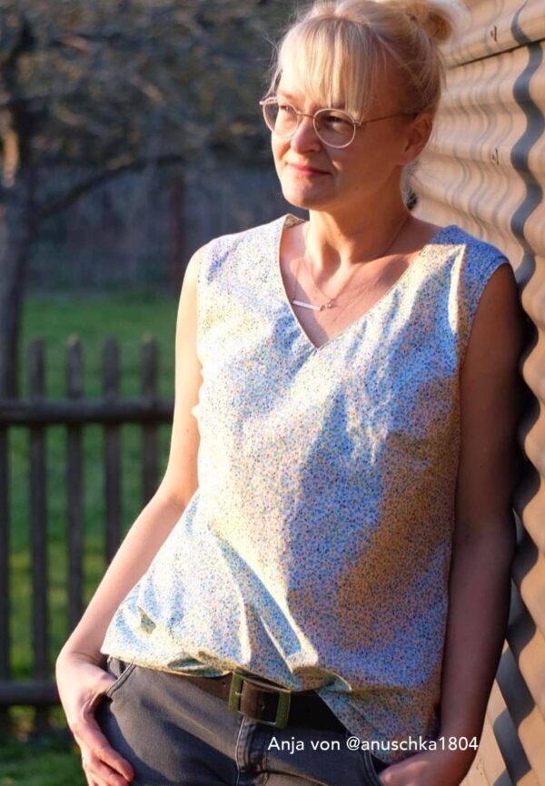 Designbeispiele4 Top Zenzi Gr. 34-50 - Schnittmuster und Nähanleitung