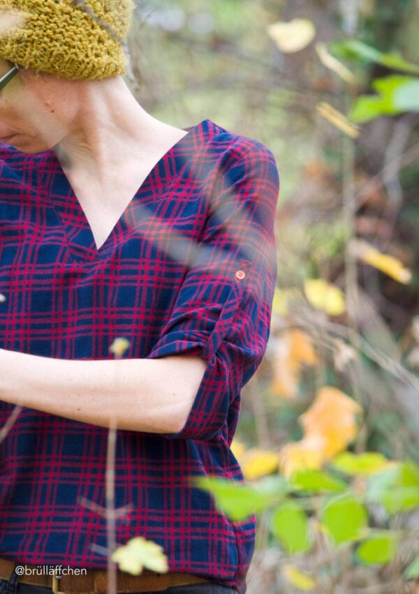 Naehteam-fuer-Web3 Hemdbluse Valetta in Gr. 34-50 - Schnittmuster und Nähanleitung