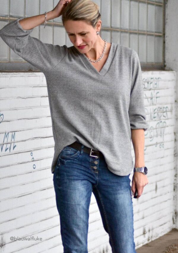 Naehteam-fuer-Web5 Hemdbluse Valetta in Gr. 34-50 - Schnittmuster und Nähanleitung