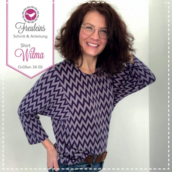 Shirt Wilma Gr. 34-50 -  Schnittmuster und Nähanleitung