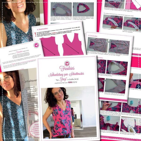Top Zenzi Top Zenzi Gr. 34-50 - Schnittmuster und Nähanleitung