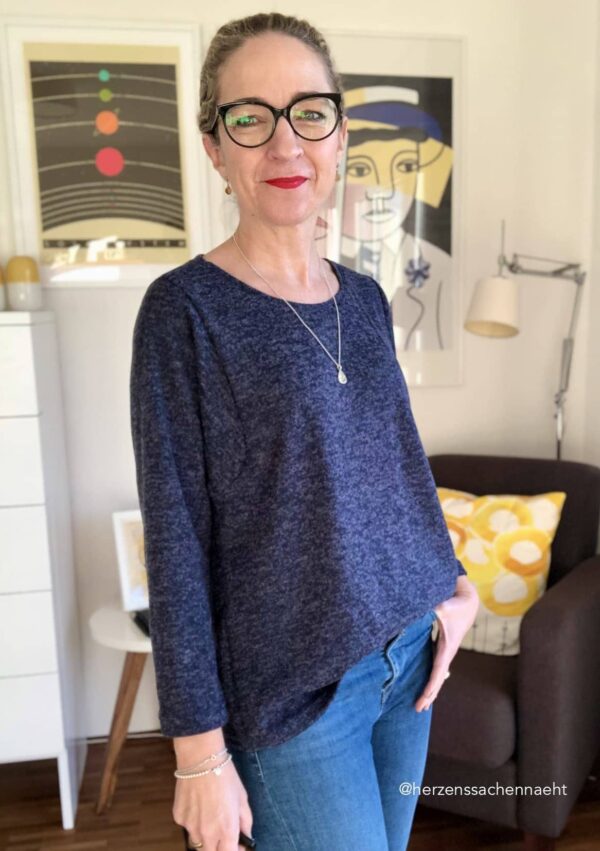 Wilma_Designbeispiele Shirt Wilma Gr. 34-50 - Schnittmuster und Nähanleitung