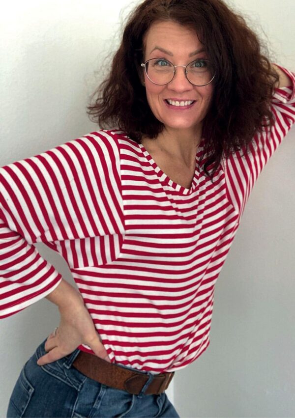 Wilma_Designbeispiele3 Shirt Wilma Gr. 34-50 - Schnittmuster und Nähanleitung