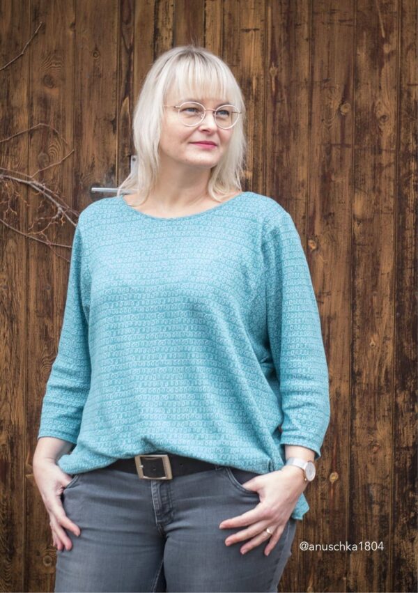 Wilma_Designbeispiele6 Shirt Wilma Gr. 34-50 - Schnittmuster und Nähanleitung