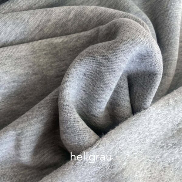 Kuschelsweat-hellgrau Kuschelsweat-hellgrau