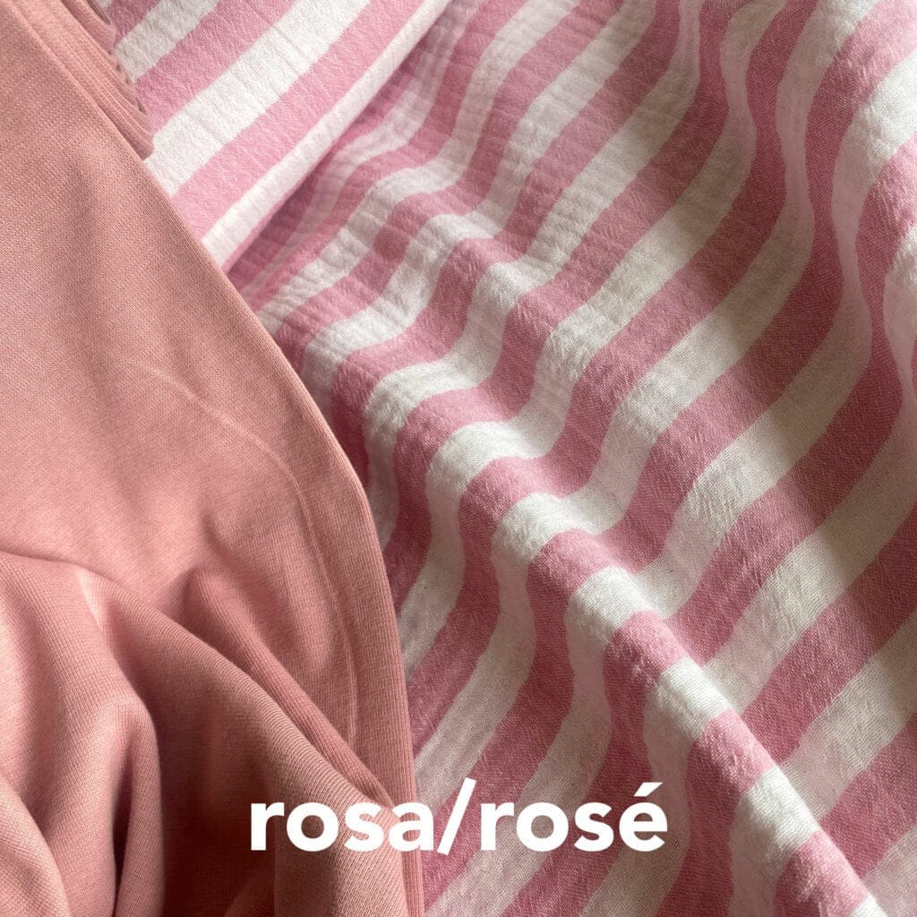 Musselin rosa rose