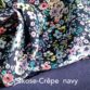 Viskose Crepe navy