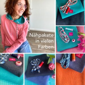Nähpaket hoodie for two Cover