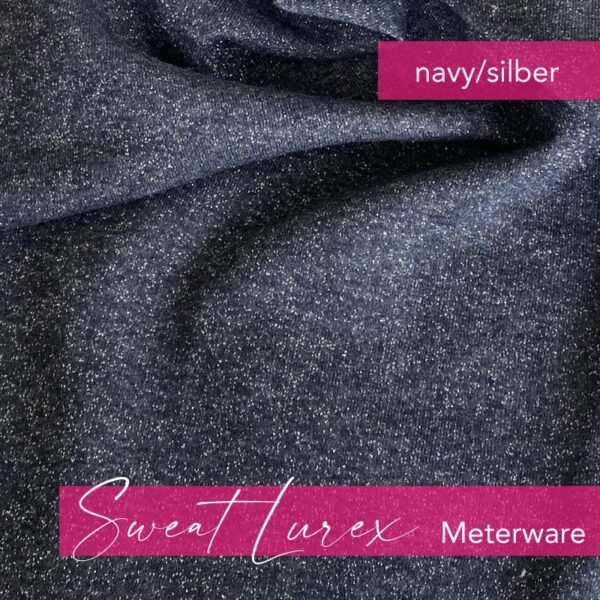 LUREX Sweat navy - Meterware