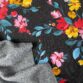 kuscheliger sweat schwarz big flower