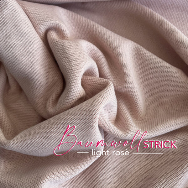 Baumwollstrick-rose Baumwollstrick-rose
