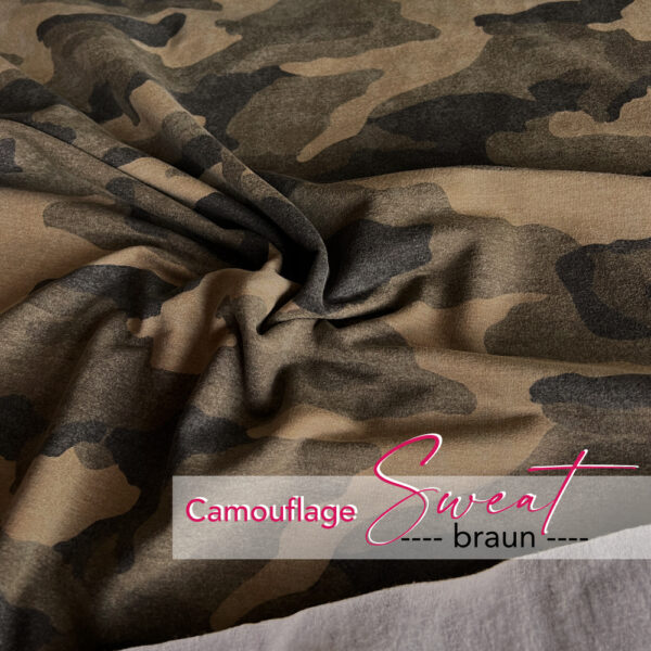 Camouflage Sweat braun
