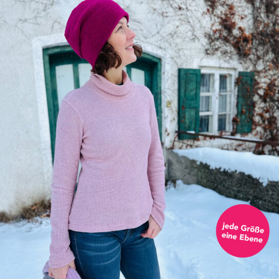 Basic Rollkragenpullover