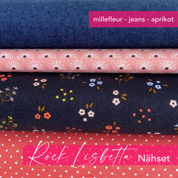 Nähpaket Rock Lisbetta millefleur jeans