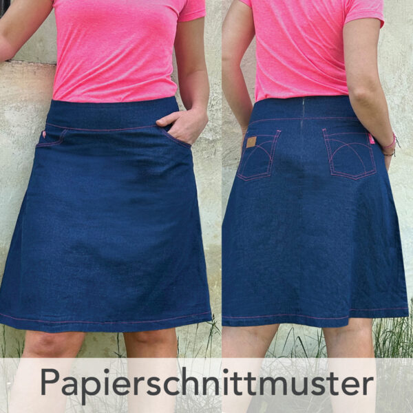 Rock Vroni - Papierschnittmuster Gr. 34-54