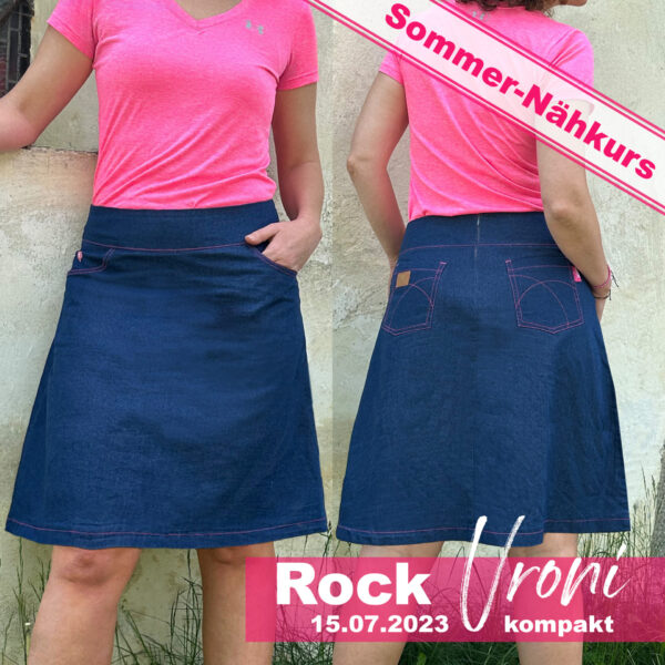 Sommernähkurs Rock Vroni, kompakt