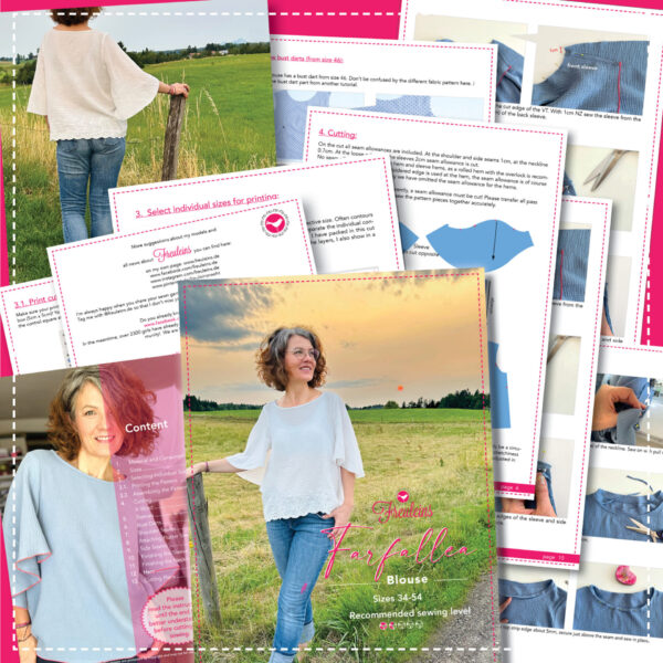 Dawanda_engl. Blouse farfallea