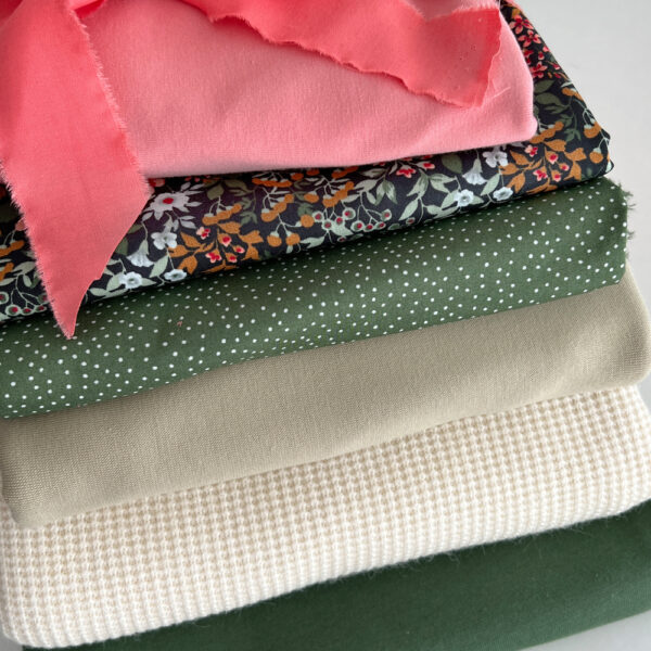 11 Nähset 1 - tanne/creme/koralle