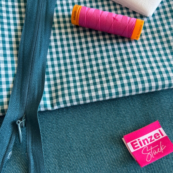 Vroni_petrol2 Nähpaket Rock Vroni - denim petrol