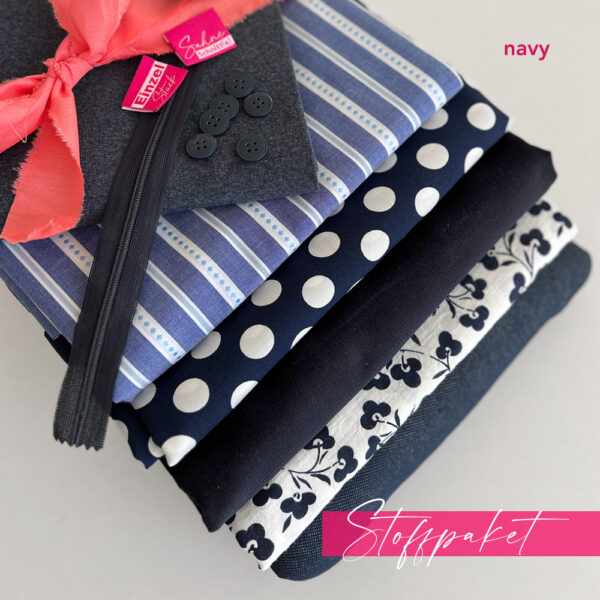 navy Stoffpaket navy