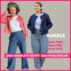 Schnittmuster Bundle Bluse Billy + Jacke Holly + Hose Kelly Download