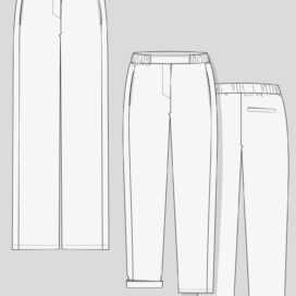 Hose Kelly_technische Zeichnung