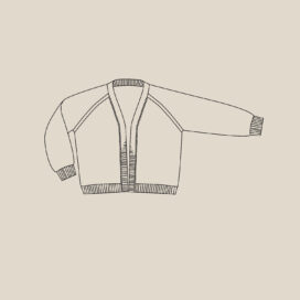 Cardigan Joori Skizze