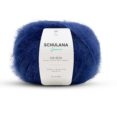 mohair kid seta stahlblau