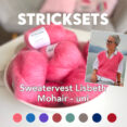 Wolle für Sweatervest Lisbeth und Mohair-Farbe