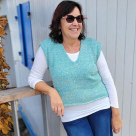 strickanleitung sweatervest lisbeth