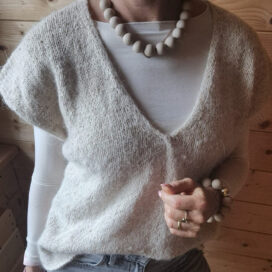 strickanleitung sweatervest lisbeth