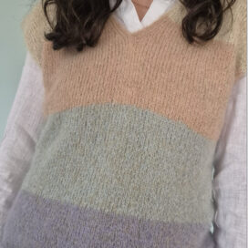 strickanleitung sweatervest lisbeth