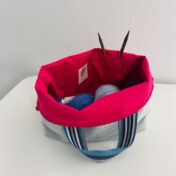 projekttaschen, grau/blau