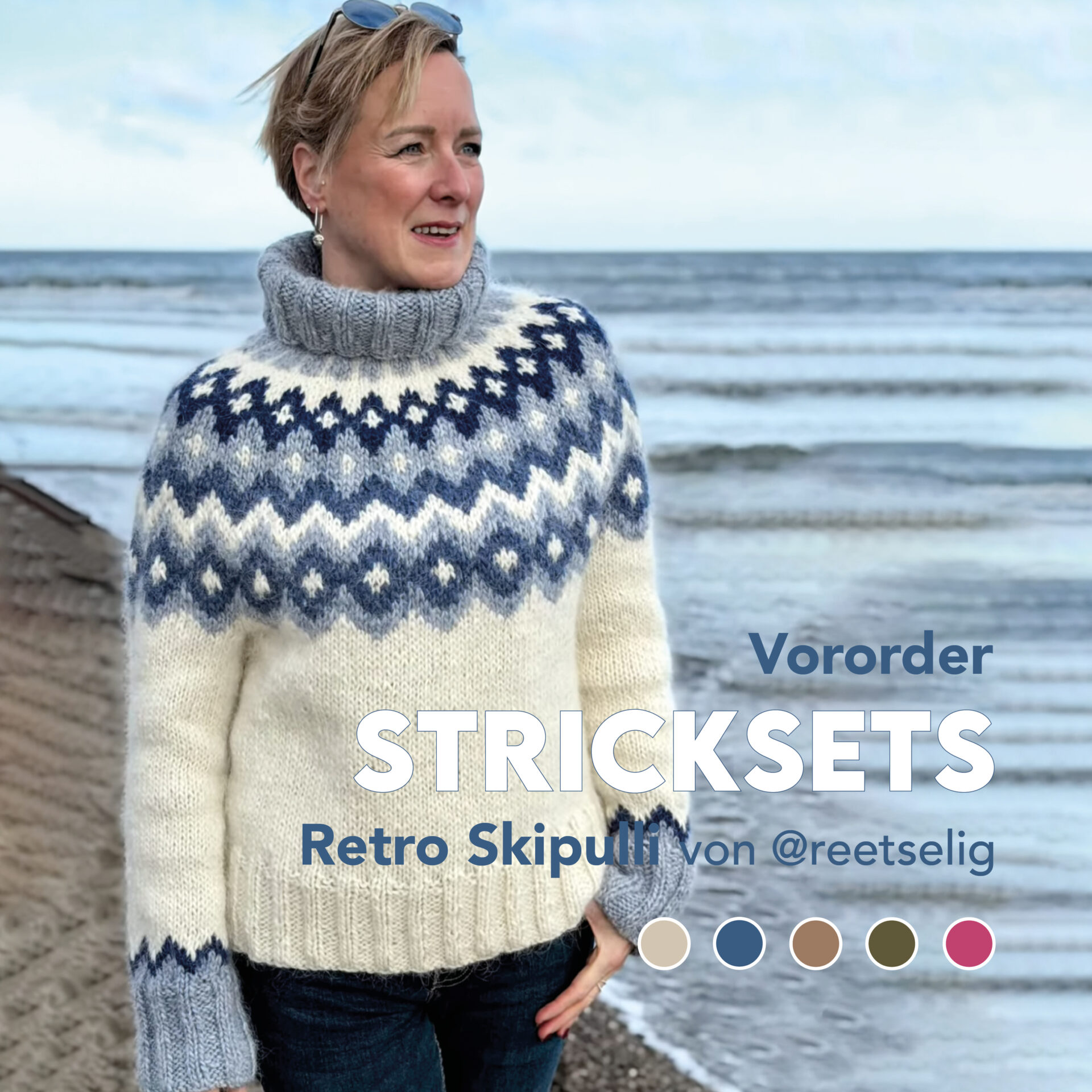 strickset retro skipulli von reetselig